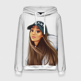 Женская толстовка 3D с принтом Ariana Grande (Ариана Гранде) в городе Новоалтайск, 100% полиэстер  | двухслойный капюшон со шнурком для регулировки, мягкие манжеты на рукавах и по низу толстовки, спереди карман-кенгуру с мягким внутренним слоем. | ariana grande | актриса | американская певица | ариана | ариана гранде | гранде | девушка | музыка | певица | песни | продюсер