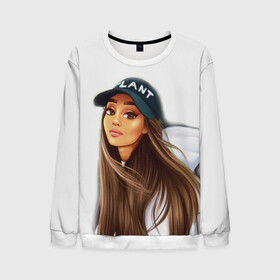 Мужской свитшот 3D с принтом Ariana Grande (Ариана Гранде) в городе Новоалтайск, 100% полиэстер с мягким внутренним слоем | круглый вырез горловины, мягкая резинка на манжетах и поясе, свободная посадка по фигуре | ariana grande | актриса | американская певица | ариана | ариана гранде | гранде | девушка | музыка | певица | песни | продюсер