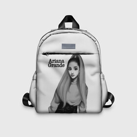 Детский рюкзак 3D с принтом Ariana Grande (Ариана Гранде) в городе Новоалтайск, 100% полиэстер | лямки с регулируемой длиной, сверху петелька, чтобы рюкзак можно было повесить на вешалку. Основное отделение закрывается на молнию, как и внешний карман. Внутри дополнительный карман. По бокам два дополнительных кармашка | ariana grande | актриса | американская певица | ариана | ариана гранде | гранде | девушка | музыка | певица | песни | продюсер