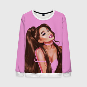 Мужской свитшот 3D с принтом Ariana Grande (Ариана Гранде) в городе Новоалтайск, 100% полиэстер с мягким внутренним слоем | круглый вырез горловины, мягкая резинка на манжетах и поясе, свободная посадка по фигуре | ariana grande | актриса | американская певица | ариана | ариана гранде | гранде | девушка | музыка | певица | песни | продюсер