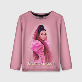 Детский лонгслив 3D с принтом Ariana Grande (Ариана Гранде) в городе Новоалтайск, 100% полиэстер | длинные рукава, круглый вырез горловины, полуприлегающий силуэт
 | ariana grande | актриса | американская певица | ариана | ариана гранде | гранде | девушка | музыка | певица | песни | продюсер
