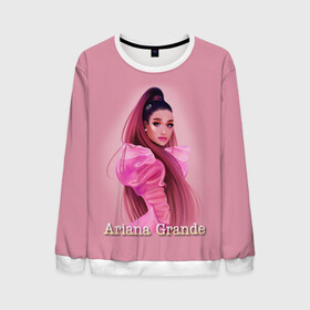 Мужской свитшот 3D с принтом Ariana Grande (Ариана Гранде) в городе Новоалтайск, 100% полиэстер с мягким внутренним слоем | круглый вырез горловины, мягкая резинка на манжетах и поясе, свободная посадка по фигуре | ariana grande | актриса | американская певица | ариана | ариана гранде | гранде | девушка | музыка | певица | песни | продюсер