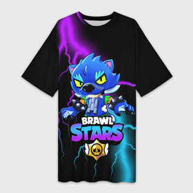 Платье-футболка 3D с принтом Brawl Stars LEON в городе Новоалтайск,  |  | brawl | brawl stars | crow | leon | sally | shark | stars | акула | бравл | бравл старс | браво старс | игра | компьютерная | кров | леон | леон акула | онлайн | старс | шарк
