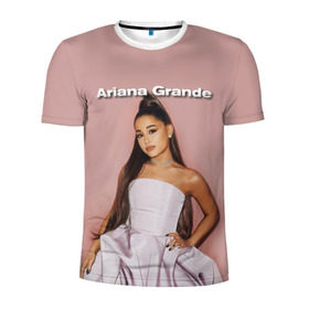 Мужская футболка 3D спортивная с принтом Ariana Grande (Ариана Гранде) в городе Новоалтайск, 100% полиэстер с улучшенными характеристиками | приталенный силуэт, круглая горловина, широкие плечи, сужается к линии бедра | ariana grande | актриса | американская певица | ариана | ариана гранде | гранде | девушка | музыка | певица | песни | продюсер
