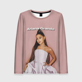 Женский лонгслив 3D с принтом Ariana Grande (Ариана Гранде) в городе Новоалтайск, 100% полиэстер | длинные рукава, круглый вырез горловины, полуприлегающий силуэт | ariana grande | актриса | американская певица | ариана | ариана гранде | гранде | девушка | музыка | певица | песни | продюсер
