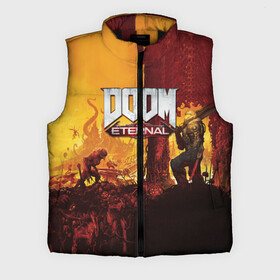 Мужской жилет утепленный 3D с принтом DOOM eternal 2020 в городе Новоалтайск,  |  | 2020 | dom | doom | eternal | fortnite | pubg | дом | дум | дуум | пабг | пубг | фортнайт