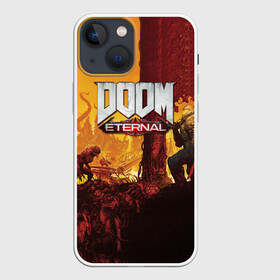 Чехол для iPhone 13 mini с принтом DOOM eternal 2020 в городе Новоалтайск,  |  | 2020 | dom | doom | eternal | fortnite | pubg | дом | дум | дуум | пабг | пубг | фортнайт