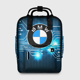 Женский рюкзак 3D с принтом BMW в городе Новоалтайск, 100% полиэстер | лямки с регулируемой длиной, сверху ручки, чтобы рюкзак нести как сумку. Основное отделение закрывается на молнию, как и внешний карман. Внутри два дополнительных кармана, один из которых закрывается на молнию. По бокам два дополнительных кармашка, куда поместится маленькая бутылочка
 | auto | automobile | bmw | car | carbon | motor | motor car | sport car | автомашина | бмв | бренд | легковой автомобиль | марка | спортивный автомобиль | тачка
