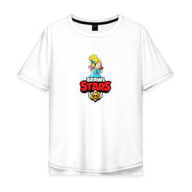 Мужская футболка хлопок Oversize с принтом BRAWL STARS:ПАЙПЕР в городе Новоалтайск, 100% хлопок | свободный крой, круглый ворот, “спинка” длиннее передней части | bibi | brawl stars | brock | bull | crow | dinomike | el primo | leon | mobile game | nita | poko | ricochet | stars | tara | бравл старс | ворон | леон | мобильные игры