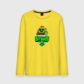 Мужской лонгслив хлопок с принтом BRAWL STARS:СПАЙК в городе Новоалтайск, 100% хлопок |  | bibi | brawl stars | brock | bull | crow | dinomike | el primo | leon | mobile game | nita | poko | ricochet | stars | tara | бравл старс | ворон | леон | мобильные игры
