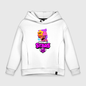 Детское худи Oversize хлопок с принтом BRAWL STARS:СЭНДИ в городе Новоалтайск, френч-терри — 70% хлопок, 30% полиэстер. Мягкий теплый начес внутри —100% хлопок | боковые карманы, эластичные манжеты и нижняя кромка, капюшон на магнитной кнопке | bibi | brawl stars | brock | bull | crow | dinomike | el primo | leon | mobile game | nita | poko | ricochet | stars | tara | бравл старс | ворон | леон | мобильные игры