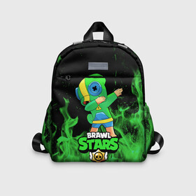 Детский рюкзак 3D с принтом Brawl Stars Leon, Dab в городе Новоалтайск, 100% полиэстер | лямки с регулируемой длиной, сверху петелька, чтобы рюкзак можно было повесить на вешалку. Основное отделение закрывается на молнию, как и внешний карман. Внутри дополнительный карман. По бокам два дополнительных кармашка | brawl | computer | dab | dance | game | gesture | hero | leon | main | moba | stars | герой | главный | даб | драки | жест | звезды | игра | компьютерная | лев | моба | танец