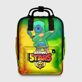 Женский рюкзак 3D с принтом Brawl Stars Leon, Dab в городе Новоалтайск, 100% полиэстер | лямки с регулируемой длиной, сверху ручки, чтобы рюкзак нести как сумку. Основное отделение закрывается на молнию, как и внешний карман. Внутри два дополнительных кармана, один из которых закрывается на молнию. По бокам два дополнительных кармашка, куда поместится маленькая бутылочка
 | brawl | computer | dab | dance | game | gesture | hero | leon | main | moba | stars | герой | главный | даб | драки | жест | звезды | игра | компьютерная | лев | моба | танец