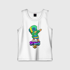 Детская майка хлопок с принтом Brawl Stars Leon, Dab в городе Новоалтайск,  |  | brawl | computer | dab | dance | game | gesture | hero | leon | main | moba | stars | герой | главный | даб | драки | жест | звезды | игра | компьютерная | лев | моба | танец