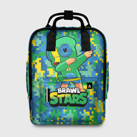 Женский рюкзак 3D с принтом Brawl Stars Leon, Dab в городе Новоалтайск, 100% полиэстер | лямки с регулируемой длиной, сверху ручки, чтобы рюкзак нести как сумку. Основное отделение закрывается на молнию, как и внешний карман. Внутри два дополнительных кармана, один из которых закрывается на молнию. По бокам два дополнительных кармашка, куда поместится маленькая бутылочка
 | brawl | computer | dab | dance | game | gesture | hero | leon | main | moba | stars | герой | главный | даб | драки | жест | звезды | игра | компьютерная | лев | моба | танец