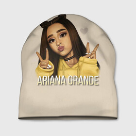 Шапка 3D с принтом Ariana Grande (Ариана Гранде) в городе Новоалтайск, 100% полиэстер | универсальный размер, печать по всей поверхности изделия | ariana grande | актриса | американская певица | ариана | ариана гранде | гранде | девушка | музыка | певица | песни | продюсер