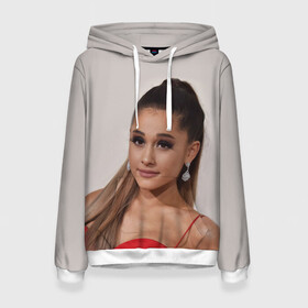 Женская толстовка 3D с принтом Ariana Grande (Ариана Гранде) в городе Новоалтайск, 100% полиэстер  | двухслойный капюшон со шнурком для регулировки, мягкие манжеты на рукавах и по низу толстовки, спереди карман-кенгуру с мягким внутренним слоем. | ariana grande | актриса | американская певица | ариана | ариана гранде | гранде | девушка | музыка | певица | песни | продюсер