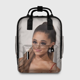 Женский рюкзак 3D с принтом Ariana Grande (Ариана Гранде) в городе Новоалтайск, 100% полиэстер | лямки с регулируемой длиной, сверху ручки, чтобы рюкзак нести как сумку. Основное отделение закрывается на молнию, как и внешний карман. Внутри два дополнительных кармана, один из которых закрывается на молнию. По бокам два дополнительных кармашка, куда поместится маленькая бутылочка
 | ariana grande | актриса | американская певица | ариана | ариана гранде | гранде | девушка | музыка | певица | песни | продюсер