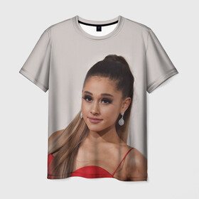 Мужская футболка 3D с принтом Ariana Grande (Ариана Гранде) в городе Новоалтайск, 100% полиэфир | прямой крой, круглый вырез горловины, длина до линии бедер | ariana grande | актриса | американская певица | ариана | ариана гранде | гранде | девушка | музыка | певица | песни | продюсер