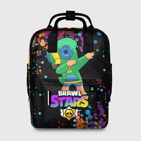 Женский рюкзак 3D с принтом Brawl Stars Leon, Dab в городе Новоалтайск, 100% полиэстер | лямки с регулируемой длиной, сверху ручки, чтобы рюкзак нести как сумку. Основное отделение закрывается на молнию, как и внешний карман. Внутри два дополнительных кармана, один из которых закрывается на молнию. По бокам два дополнительных кармашка, куда поместится маленькая бутылочка
 | brawl | computer | dab | dance | game | gesture | hero | leon | main | moba | stars | герой | главный | даб | драки | жест | звезды | игра | компьютерная | лев | моба | танец