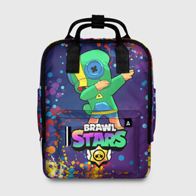 Женский рюкзак 3D с принтом Brawl Stars Leon, Dab в городе Новоалтайск, 100% полиэстер | лямки с регулируемой длиной, сверху ручки, чтобы рюкзак нести как сумку. Основное отделение закрывается на молнию, как и внешний карман. Внутри два дополнительных кармана, один из которых закрывается на молнию. По бокам два дополнительных кармашка, куда поместится маленькая бутылочка
 | brawl | computer | dab | dance | game | gesture | hero | leon | main | moba | stars | герой | главный | даб | драки | жест | звезды | игра | компьютерная | лев | моба | танец