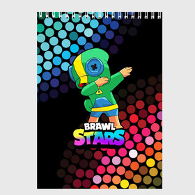 Скетчбук с принтом Brawl Stars Leon Dab в городе Новоалтайск, 100% бумага
 | 48 листов, плотность листов — 100 г/м2, плотность картонной обложки — 250 г/м2. Листы скреплены сверху удобной пружинной спиралью | brawl | computer | dab | dance | game | gesture | hero | leon | main | moba | stars | герой | главный | даб | драки | жест | звезды | игра | компьютерная | лев | моба | танец