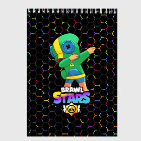 Скетчбук с принтом Brawl Stars Leon Dab в городе Новоалтайск, 100% бумага
 | 48 листов, плотность листов — 100 г/м2, плотность картонной обложки — 250 г/м2. Листы скреплены сверху удобной пружинной спиралью | brawl | computer | dab | dance | game | gesture | hero | leon | main | moba | stars | герой | главный | даб | драки | жест | звезды | игра | компьютерная | лев | моба | танец