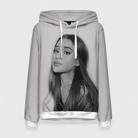 Женская толстовка 3D с принтом Ariana Grande (Ариана Гранде) в городе Новоалтайск, 100% полиэстер  | двухслойный капюшон со шнурком для регулировки, мягкие манжеты на рукавах и по низу толстовки, спереди карман-кенгуру с мягким внутренним слоем. | ariana grande | актриса | американская певица | ариана | ариана гранде | гранде | девушка | музыка | певица | песни | продюсер
