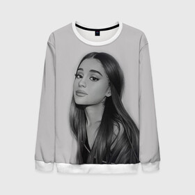 Мужской свитшот 3D с принтом Ariana Grande (Ариана Гранде) в городе Новоалтайск, 100% полиэстер с мягким внутренним слоем | круглый вырез горловины, мягкая резинка на манжетах и поясе, свободная посадка по фигуре | ariana grande | актриса | американская певица | ариана | ариана гранде | гранде | девушка | музыка | певица | песни | продюсер