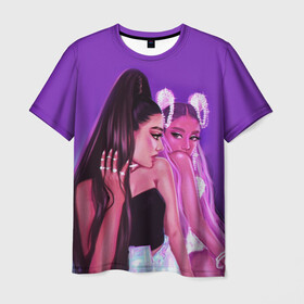Мужская футболка 3D с принтом Ariana Grande (Ариана Гранде) в городе Новоалтайск, 100% полиэфир | прямой крой, круглый вырез горловины, длина до линии бедер | ariana grande | актриса | американская певица | ариана | ариана гранде | гранде | девушка | музыка | певица | песни | продюсер