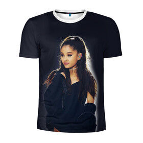 Мужская футболка 3D спортивная с принтом Ariana Grande (Ариана Гранде) в городе Новоалтайск, 100% полиэстер с улучшенными характеристиками | приталенный силуэт, круглая горловина, широкие плечи, сужается к линии бедра | ariana grande | актриса | американская певица | ариана | ариана гранде | гранде | девушка | музыка | певица | песни | продюсер