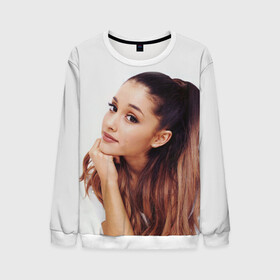 Мужской свитшот 3D с принтом Ariana Grande (Ариана Гранде) в городе Новоалтайск, 100% полиэстер с мягким внутренним слоем | круглый вырез горловины, мягкая резинка на манжетах и поясе, свободная посадка по фигуре | ariana grande | актриса | американская певица | ариана | ариана гранде | гранде | девушка | музыка | певица | песни | продюсер