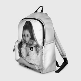Рюкзак 3D с принтом Ariana Grande (Ариана Гранде) в городе Новоалтайск, 100% полиэстер | лямки с регулируемой длиной, сверху петелька, чтобы рюкзак можно было повесить на вешалку. Основное отделение закрывается на молнию, как и внешний карман. Внутри два дополнительных кармана, один из которых закрывается на молнию. По бокам два дополнительных кармашка | ariana grande | актриса | американская певица | ариана | ариана гранде | гранде | девушка | музыка | певица | песни | продюсер