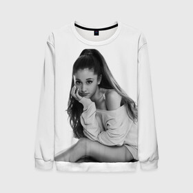 Мужской свитшот 3D с принтом Ariana Grande (Ариана Гранде) в городе Новоалтайск, 100% полиэстер с мягким внутренним слоем | круглый вырез горловины, мягкая резинка на манжетах и поясе, свободная посадка по фигуре | ariana grande | актриса | американская певица | ариана | ариана гранде | гранде | девушка | музыка | певица | песни | продюсер