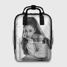 Женский рюкзак 3D с принтом Ariana Grande (Ариана Гранде) в городе Новоалтайск, 100% полиэстер | лямки с регулируемой длиной, сверху ручки, чтобы рюкзак нести как сумку. Основное отделение закрывается на молнию, как и внешний карман. Внутри два дополнительных кармана, один из которых закрывается на молнию. По бокам два дополнительных кармашка, куда поместится маленькая бутылочка
 | ariana grande | актриса | американская певица | ариана | ариана гранде | гранде | девушка | музыка | певица | песни | продюсер