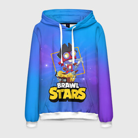 Мужская толстовка 3D с принтом Brawl Stars Carl в городе Новоалтайск, 100% полиэстер | двухслойный капюшон со шнурком для регулировки, мягкие манжеты на рукавах и по низу толстовки, спереди карман-кенгуру с мягким внутренним слоем. | bo | brawl | brock | bull | colt | dynamike | elprimo | jessie | leon | moba | nita | shelly | stars | бо | брок | булл | джесси | динамайк | кольт | леон | нита | шелли | эльпримо