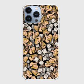 Чехол для iPhone 13 Pro Max с принтом Woman Yelling at a Cat в городе Новоалтайск,  |  | Тематика изображения на принте: the cat meme | белый | девушки | женщины | кот | котик | кричат | мем | орут | паттерн