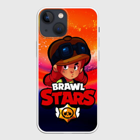 Чехол для iPhone 13 mini с принтом Brawl Stars   Jessie в городе Новоалтайск,  |  | brawl | jessie | stars | бравл | герой | джесси | игра | компьютерная | моба | мобильная | старс | шутер