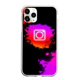 Чехол для iPhone 11 Pro Max матовый с принтом Instagram в городе Новоалтайск, Силикон |  | Тематика изображения на принте: instagram | брызги краски | инстаграм | краска | логотиб инстаграм | майки с логотипом инстаграм | майки с прикольными картинками | неон | неоновые майки | прикольные картинки | соц сети