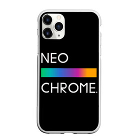 Чехол для iPhone 11 Pro матовый с принтом NEO CHROME в городе Новоалтайск, Силикон |  | rgb | контрастный | круг | металл | мудрость | мысль | надпись | палитра | радуга | радужный | символ | сфера | текст | фраза | цветной | яркий