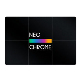 Магнитный плакат 3Х2 с принтом NEO CHROME в городе Новоалтайск, Полимерный материал с магнитным слоем | 6 деталей размером 9*9 см | rgb | контрастный | круг | металл | мудрость | мысль | надпись | палитра | радуга | радужный | символ | сфера | текст | фраза | цветной | яркий
