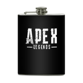 Фляга с принтом Apex Legends в городе Новоалтайск, металлический корпус | емкость 0,22 л, размер 125 х 94 мм. Виниловая наклейка запечатывается полностью | apex | game | legends | titanfall | апекс | апекс легендс | игра | легендс | шутер