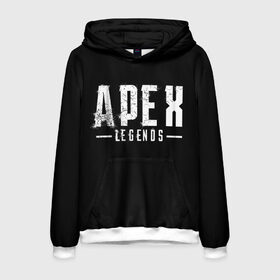 Мужская толстовка 3D с принтом Apex Legends в городе Новоалтайск, 100% полиэстер | двухслойный капюшон со шнурком для регулировки, мягкие манжеты на рукавах и по низу толстовки, спереди карман-кенгуру с мягким внутренним слоем. | apex | game | legends | titanfall | апекс | апекс легендс | игра | легендс | шутер