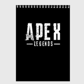 Скетчбук с принтом Apex Legends в городе Новоалтайск, 100% бумага
 | 48 листов, плотность листов — 100 г/м2, плотность картонной обложки — 250 г/м2. Листы скреплены сверху удобной пружинной спиралью | apex | game | legends | titanfall | апекс | апекс легендс | игра | легендс | шутер