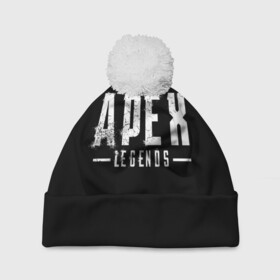 Шапка 3D c помпоном с принтом Apex Legends в городе Новоалтайск, 100% полиэстер | универсальный размер, печать по всей поверхности изделия | apex | game | legends | titanfall | апекс | апекс легендс | игра | легендс | шутер