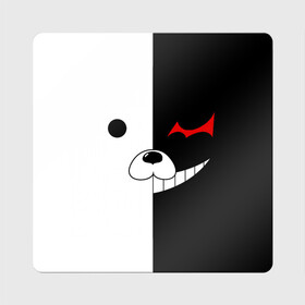 Магнит виниловый Квадрат с принтом Monokuma в городе Новоалтайск, полимерный материал с магнитным слоем | размер 9*9 см, закругленные углы | Тематика изображения на принте: anime | character | dangan ronpa | kawai | manga | аниме | анимэ | глаз | данганронпа | двухцветная | директор | злодей | из | изображение | кавай | крутой | лицо | манга | медведь | милый | мишка | на груди | необычный | нос