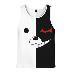 Мужская майка 3D Monokuma: в городе Новоалтайск, 100% полиэстер | круглая горловина, приталенный силуэт, длина до линии бедра. Пройма и горловина окантованы тонкой бейкой | anime | character | dangan ronpa | kawai | manga | аниме | анимэ | глаз | данганронпа | двухцветная | директор | злодей | из | изображение | кавай | крутой | лицо | манга | медведь | милый | мишка | на груди | необычный | нос