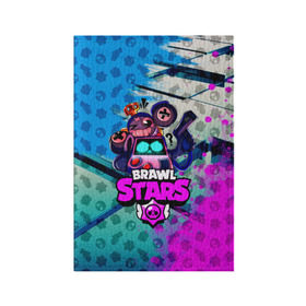 Обложка для паспорта матовая кожа с принтом BRAWL STARS 8 BIT в городе Новоалтайск, натуральная матовая кожа | размер 19,3 х 13,7 см; прозрачные пластиковые крепления | 8 bit | bibi | brawl stars | brock | bull | crow | dinomike | el primo | leon | mobile game | nita | poko | ricochet | stars | tara | бравл старс | ворон | леон | мобильные игры