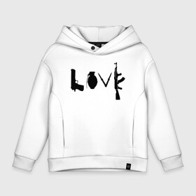 Детское худи Oversize хлопок с принтом Banksy LOVE в городе Новоалтайск, френч-терри — 70% хлопок, 30% полиэстер. Мягкий теплый начес внутри —100% хлопок | боковые карманы, эластичные манжеты и нижняя кромка, капюшон на магнитной кнопке | banksy | анархизм | андерграунд | антивоенное движение | антиимпериализм | антикапитализм | бенкс | бенкси | бристоль | бэнкс | бэнкси | граффити | нигилизм | стрит арт | художник