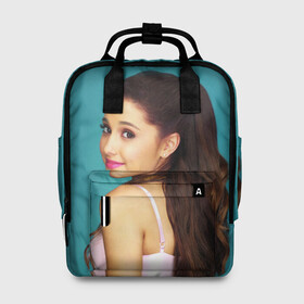 Женский рюкзак 3D с принтом Ariana Grande (Ариана Гранде) в городе Новоалтайск, 100% полиэстер | лямки с регулируемой длиной, сверху ручки, чтобы рюкзак нести как сумку. Основное отделение закрывается на молнию, как и внешний карман. Внутри два дополнительных кармана, один из которых закрывается на молнию. По бокам два дополнительных кармашка, куда поместится маленькая бутылочка
 | ariana grande | актриса | американская певица | ариана | ариана гранде | гранде | девушка | музыка | певица | песни | продюсер